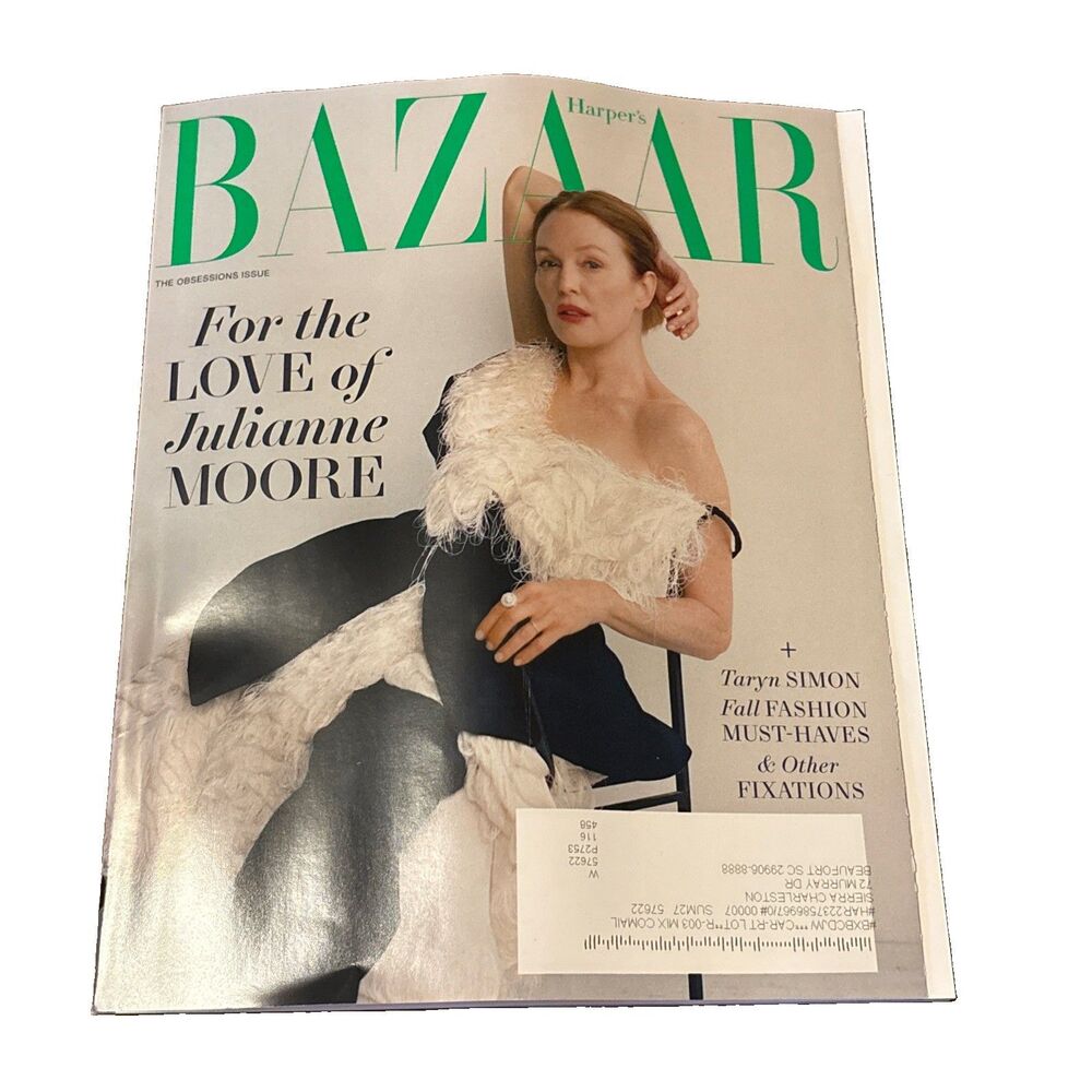 Harpers Bazaar October 2026 The Obsession Issue Julianne Moore Taryn Simon